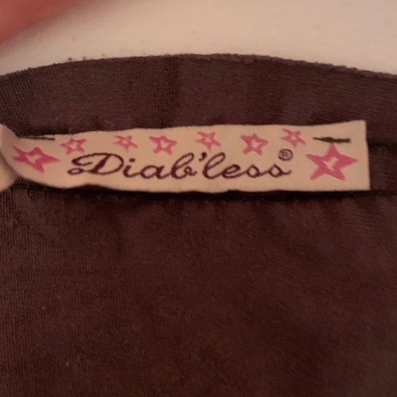 Ruched Brown Suede Long Sleeve Top - Picture 3 of 3